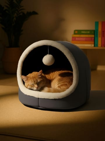 Paws&Whiskers Kattenmand "Alaska" grijs