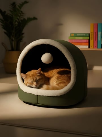 Paws&Whiskers Kattenmand "Alaska" groen