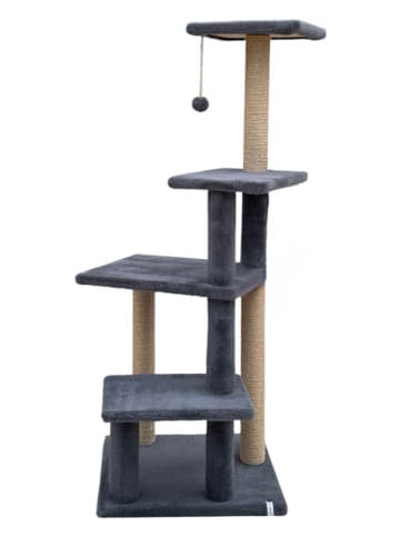 Paws&Whiskers Krabpaal "Alessi" antraciet - (B)45 x (H)117 x (D)45 cm