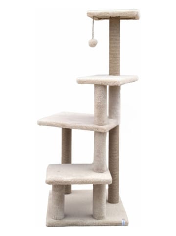 Paws&Whiskers Kratzbaum "Alessi" in Beige - (B)45 x (H)117 x (T)45 cm