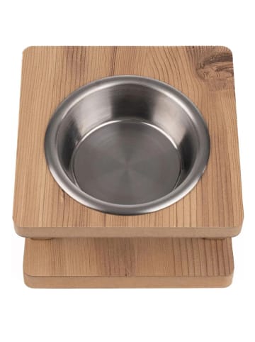 Paws&Whiskers 2tlg. Napfset in Hellbraun - (B)22 x (H)8 x (T)22 cm