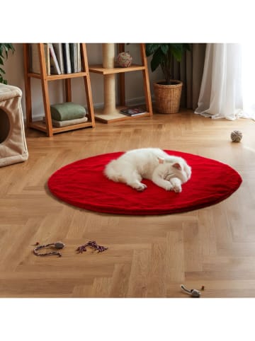 Paws&Whiskers Katzendecke in Rot