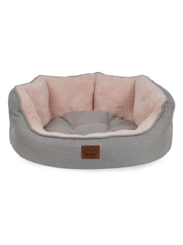 Paws&Whiskers Tierbett ''Coco'' in Grau/ Rosa