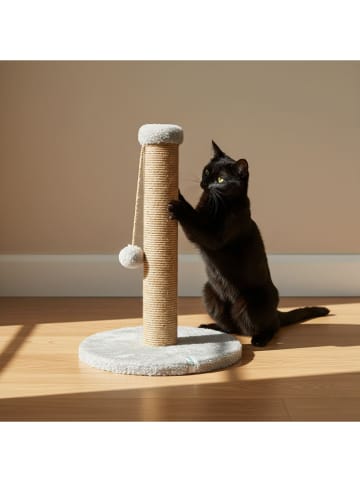 Paws&Whiskers Kratzbaum "Koris" in Grau - (H)52 x Ø 30 cm