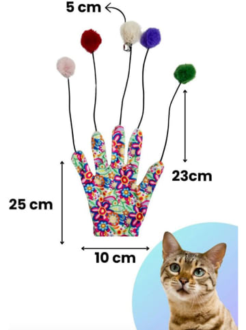 Paws&Whiskers Katzenspielzeug in Bunt - (L)25 x (B)10 cm