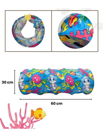 Paws&Whiskers Tunel ze wzorem dla kota - szer. 60 cm