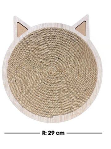 Paws&Whiskers Drapak w kolorze jasnobrązowym dla kota - Ø 29 cm