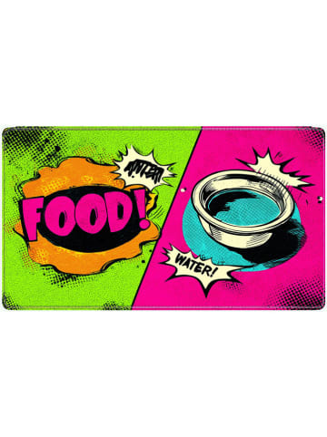 Paws&Whiskers Voerbakmat meerkleurig - (L)40 x (B)70 cm