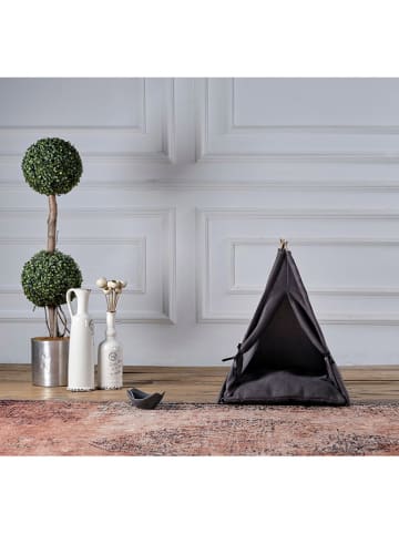 Evila Tierbett in Grau - (B)60 x (H)15 x (T)60 cm