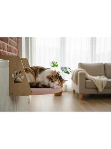 Paws&Whiskers Kattenmand "Riana" lichtroze