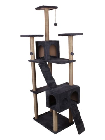 Paws&Whiskers Krabpaal "Verona" antraciet - (B)45 x (H)172 x (D)60 cm