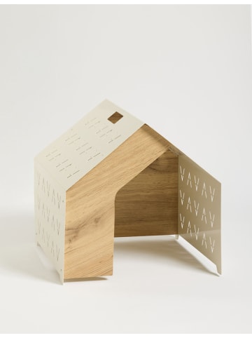 Paws&Whiskers Buda w kolorze kremowo-beżowym dla zwierząt - 50 x 50 x 50 cm