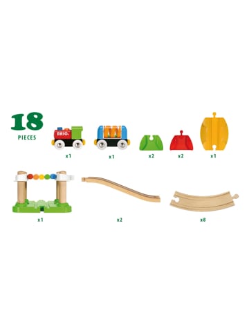 Brio 18-delige spoorbaanset - vanaf 18 maanden