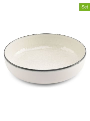 Salt and Pepper 2er-Set: Suppenteller ''Gravel" in Weiß - Ø 18,5 cm