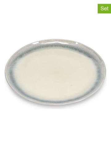 Salt and Pepper 4er-Set: Frühstücksteller "Flint" in Creme - Ø 22 cm