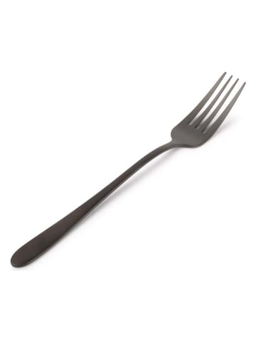 Salt and Pepper 24-częściowy zestaw sztućców "Slim" w kolorze czarnym