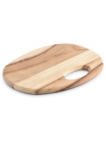 Salt and Pepper Servierbrett ''Crude'' in Hellbraun - (B)31 x (H)1,5 x (T)24 cm