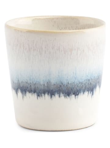 Salt and Pepper 4er-Set: Eierbecher "Stripes" in Weiß/ Blau - (H)5 x Ø 5 cm