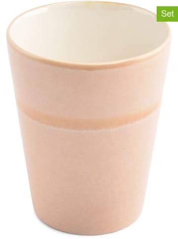 Salt and Pepper 4er-Set: Becher ''Flow'' in Rosa - 370 ml