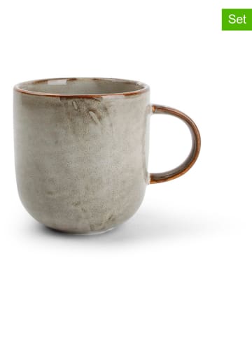 Salt and Pepper Kubki (4 szt.) "Studio Urban" w kolorze szarym - 330 ml