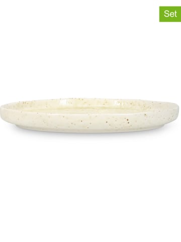 Salt and Pepper 4er-Set: Frühstücksteller  ''Studio Urban'' in Creme - Ø 22 cm