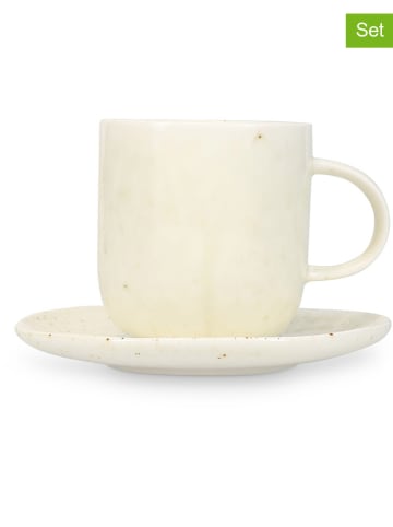 Salt and Pepper 4er-Set: Tassen ''Studio Urban'' in Creme - 330 ml