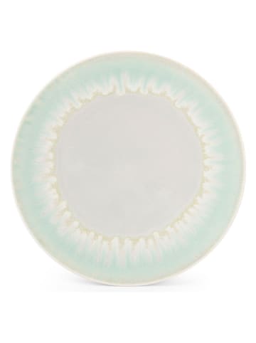 Salt and Pepper Talerze obiadowe (4 szt.) "Maldives" w kolorze biało-zielonym - Ø 27 cm