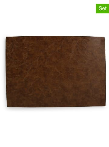 Salt and Pepper Podkładki stołowe (4 szt.) "Tabletop" w kolorze brązowym - 43 x 30 cm