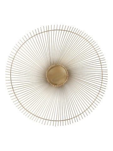 Salt and Pepper Dekoschale "Twisted Iris" in Gold - (H)5 x Ø 53 cm