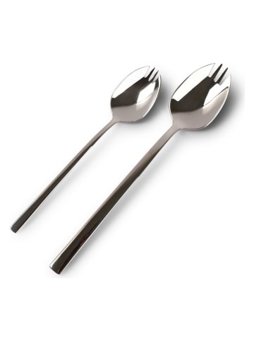 Salt and Pepper 6er-Set: Snackgabeln "Terno" in Silber - (H)14 cm