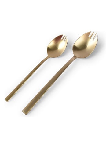 Salt and Pepper 6er-Set: Snackgabeln "Terno" in Gold - (L)14 cm