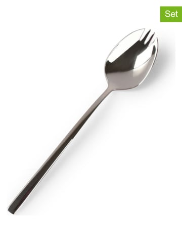 Salt and Pepper 6er-Set: Snackgabeln "Terno" in Silber - (H)11 cm