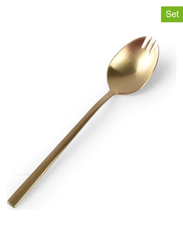Salt and Pepper 6er-Set: Snackgabeln "Terno" in Gold - (H)11 cm