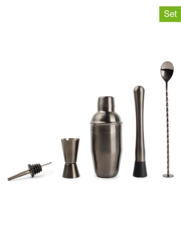 Salt and Pepper 7tlg. Coctail-Set in Schwarz