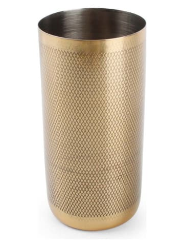 Salt and Pepper Cocktailshaker "Diamond Bar" in Gold - (H)22 x Ø 7 cm