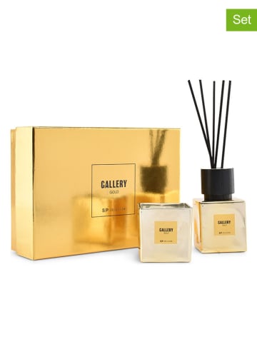 Salt and Pepper 2tlg. Geschenkset "Gold Gallery" in Gold