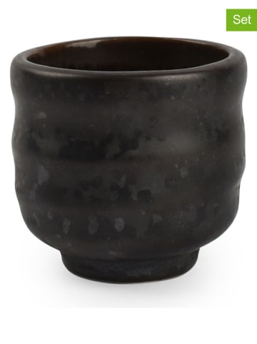 Salt and Pepper 2er-Set: Becher "Oishi" in Schwarz - (H)5 x  Ø 5 cm