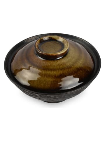 Salt and Pepper Serverschale "Oishi" in Schwarz/ Braun - Ø 16 cm