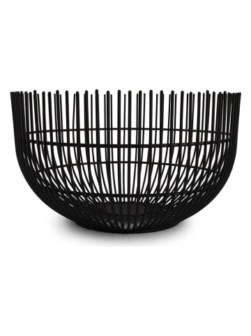 Salt and Pepper Korb "Iris" in Schwarz - Ø 21 cm