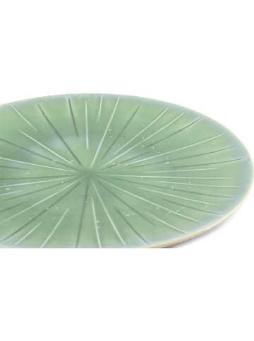 Salt and Pepper Talerze obiadowe (4 szt.) "Eclipse" w kolorze turkusowo-zielonym - Ø 28 cm