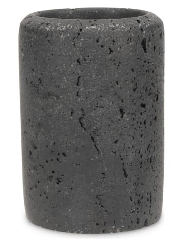 Salt and Pepper Kubek łazienkowy w kolorze antracytowym - wys. 10,5 x Ø 7 cm