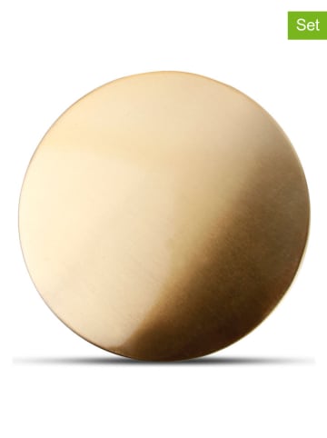 Salt and Pepper Podkładki (4 szt.) "Cheers" w kolorze złotym pod szklanki - Ø 10 cm