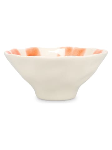 Salt and Pepper 4er-Set: Schalen "Fleur" in Orange/ Blau - Ø 13 cm