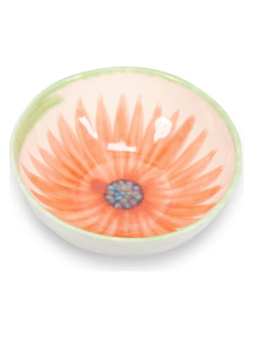 Salt and Pepper Schale "Fleur in Orange/ Grün - Ø 23 cm