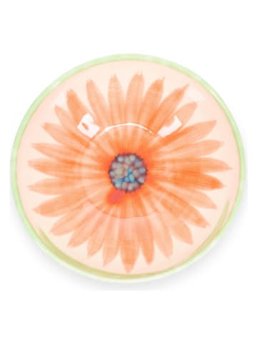 Salt and Pepper Schale "Fleur in Orange/ Grün - Ø 23 cm