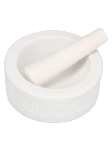 Salt and Pepper 2tlg. Set: Mörser in Weiß - Ø 16 cm