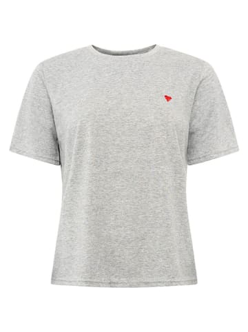 Zwillingsherz Shirt "Herz" in Grau