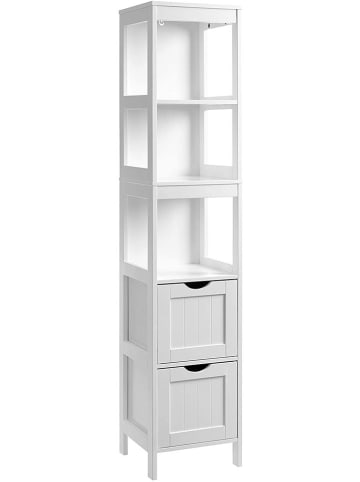 Songmics Badschrank in Weiß - (B)30 x (H)141,5 x (T)30 cm