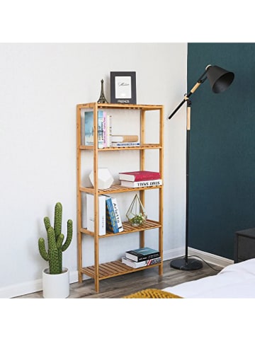 Songmics Staande kast lichtbruin - (B)60 x (H)130 x (D)26 cm