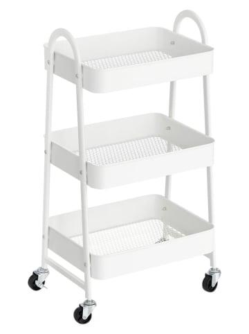 Songmics Keukentrolley wit - (B)41,4 x (H)79 x (D)30,7 cm